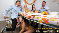 MyFamilyPies – My Step Cousins Cum For Thanksgiving Jessie Saint & Katie Kush