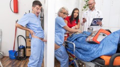 BrazzersExxtra – Angel Wicky Nurse Gets A Glory Hole Ass Fuck