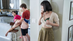FamilyStrokes – A New Man of the House Nicole Aria And Olive Glass